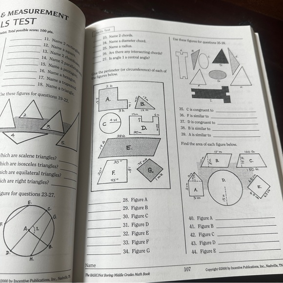 Middle Grades Math Book - Picture 8 of 16